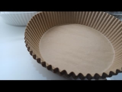 6.3 / Widerstand 7,9 Zoll-Wegwerfluft-Bratpfannen-Zwischenlagen Oilproof-hoher Temperatur