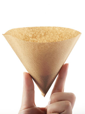 V Shaped Coffee Filter 100 Pack Disposable Cone Paper Filters for Pour Over Brewing with Original Wood Pulp and Tear Resistant Design