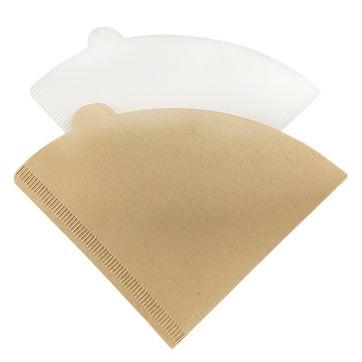 Wooden Hand Brewed Coffee Filter Paper Acrylic Cover Dust Proof Cone Frame V60
