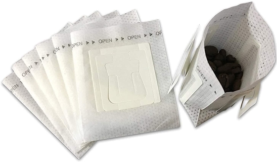 White Non Woven Drip Coffee Filter Bags 90x74 Mm