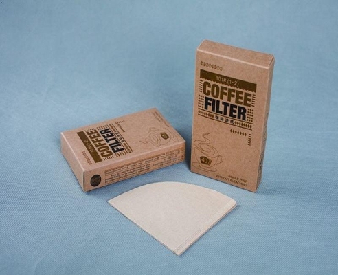 Sealable Ear V Shaped Coffee Filter Paper Beverage Tool
