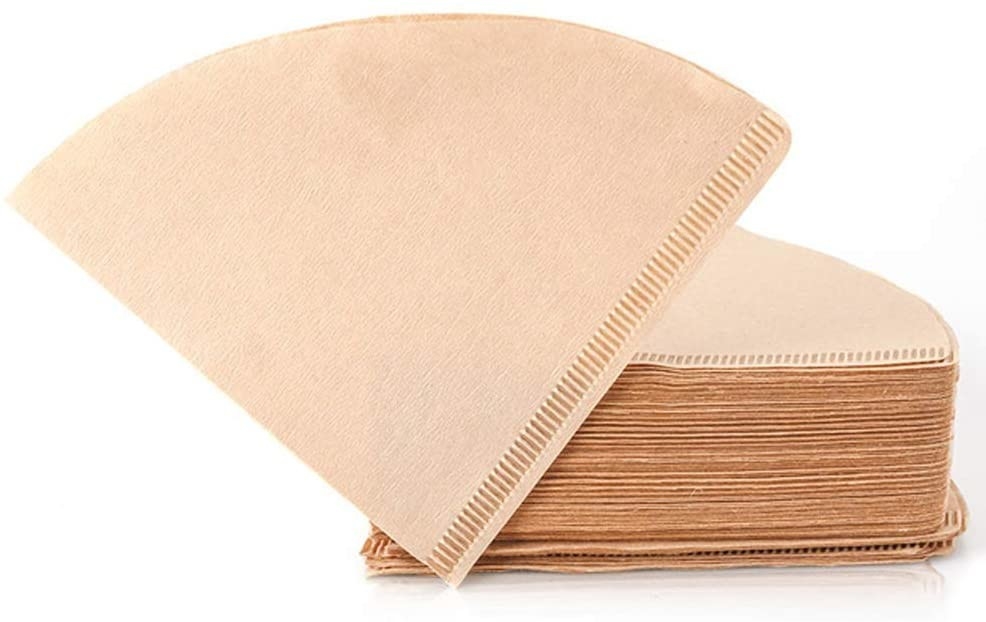 Drip V Shaped Coffee Filter White Brown Color Bleached Coffee Filter Paper V60