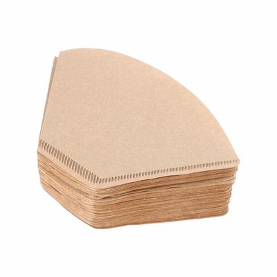 40 PC V60 formen Holzschliff-Kaffee-Filterpapiere für Tropfenfänger-Kaffee-Filter