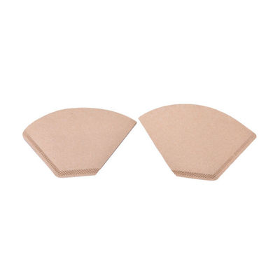 Natürlicher kegelförmiger Wegwerfkaffee der Kaffee-Filterpapier-V60 filtert 100PCS pro Tasche
