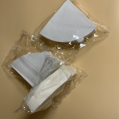 Ungebleichte Filterpapier-Größe 01 des Kaffee-V60 100 Zählungs-Naturholz-Masse