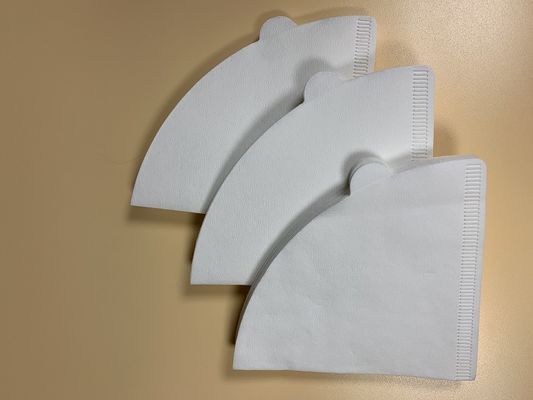 Natürlicher Papier-Kaffee-Filter 2 der Farbev60 - 4 Schalen sortieren Kegel-Art-Kaffee-Papier-Filter